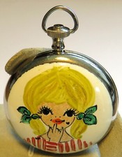 Reuge Feuer Emaile Taschenuhr