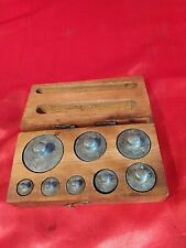 8 Antike Gewichte Zinn