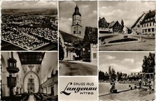 CPA AK Gruss aus Langenau