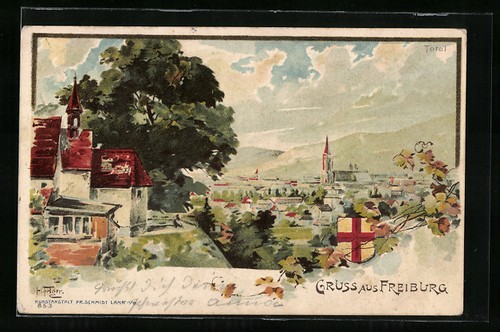 Künstler freiburg - künstler-ak,
