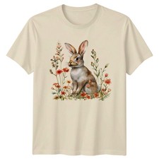 Aquarell Wildhase umgeben