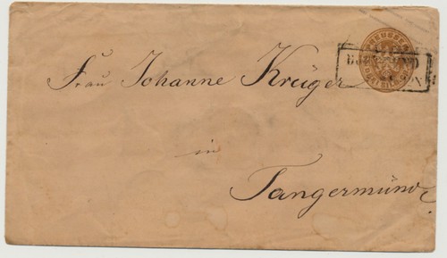 Preußen 1861 ganzsache - preußen,