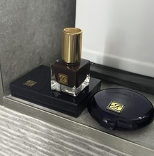 Estée Lauder Set - Lidschatten Smoky Pink & Lucidity Compact Powder & Nagellack