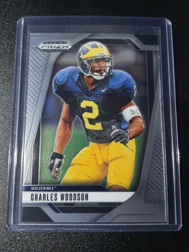 Charles woodson prizm draft - woodson,