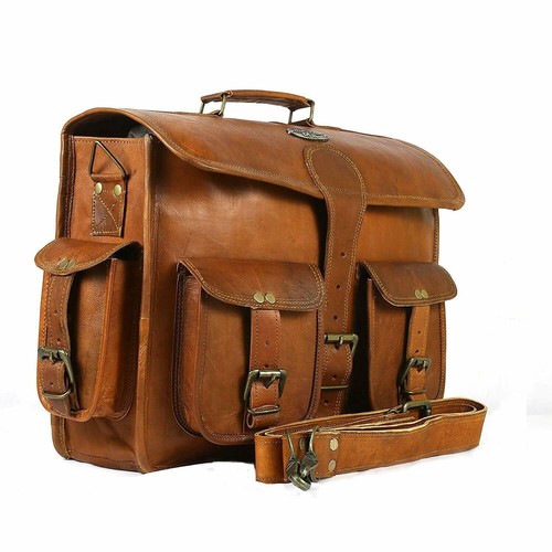 Vintage leder tasche - leder,