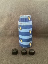 Emil die Flasche Glasflasche 0,4l mit 3 Deckel und Schutzhülle für Trinkflasche