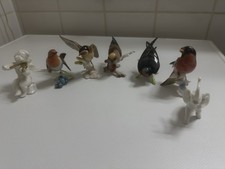 7 x Hutschenreuther Porzellanfigur Konvolut Vögel , 7 Teilig
