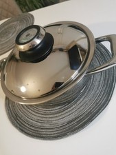 AMC, Premium Topf 24 cm , Tiefe 8 cm 3,5 Liter, Deckel Visiotherm