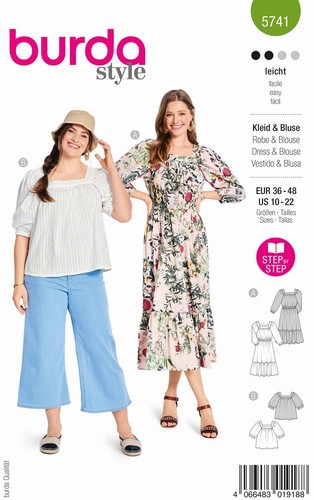 Schnittmuster bluse mit - bluse,