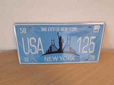 LICENSE PLATE USA Replika CITY