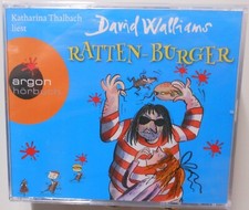 Hörbuch Kinder 3x CD Ratten Burger Kinderbuch David Walliams Lustig T1218