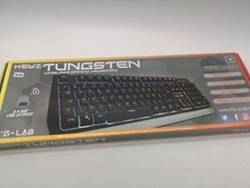 THE G-LAB Keyz Tungsten W – Gaming-Tastatur USB QWERTZ – Gaming-Tastatur, 15 pro