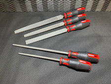 KS Tools Flachstumpfund Rund-Raspel-Satz 5-tlg