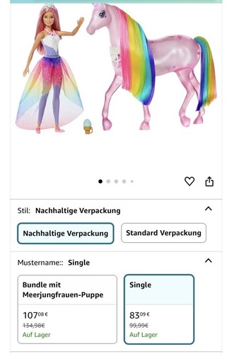 Barbie dreamtopia einhorn - barbie,