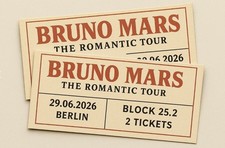 Tickets für bruno mars - bruno,