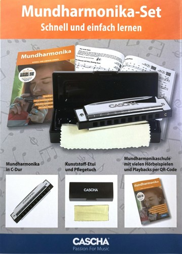 Cascha mundharmonika set - mundharmonika,