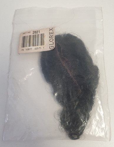 Glorex puppenhaarteil schwarz - puppenhaarteil,