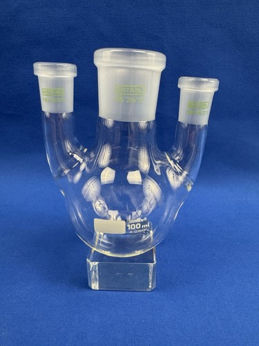Dreihals rundkolben 100 x - 100,