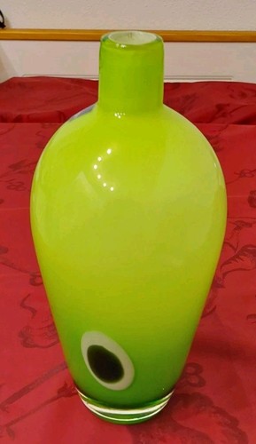Vase grün glas leonardo - vase,
