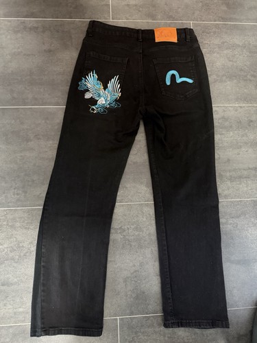 Evisu jeans schwarz mit - evisu,