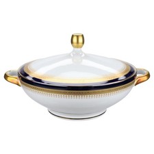 Ragout / Terrine    Winterling Kirchenlamitz Scharffeuer Echt Kobalt - Diamant