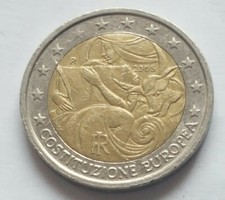  2 Euro Münzen Fehlprägung Italien 2005 Costituzione Europea  Sammlung 