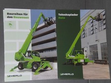 MERLO Teleskoplader Roto, Teleskoplader für das Bauwesen Prospekte ( b 9 )
