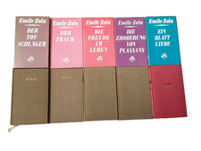 Emile Zola - Die Rougon-Macquart - 10 Bände  -  Leinen gebunden mit oder ohne SU