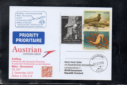 Austrian airlines ffc - austrian, uno