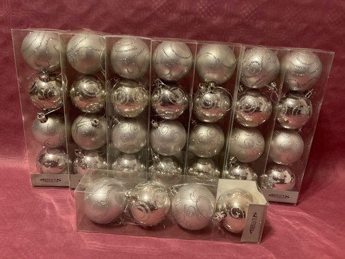 Christbaumkugeln silber - christbaumkugeln,