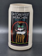 Oktoberfest Maßkrug 1988 Wiesenkrug Bierkrug Oktoberfestkrug - T. Piskorski