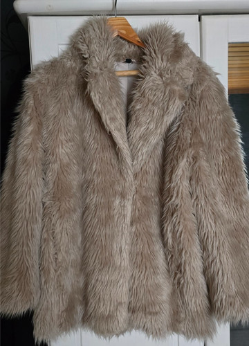 Langhaar teddyfell jacke damen - jacke,