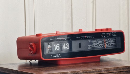 Saba flip clock alarm radio - saba, /