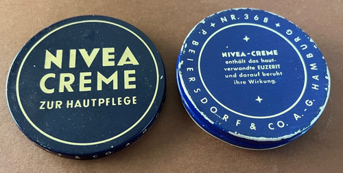 Alt nivea creme blechdose leer - alt,