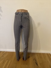 Reithose Euro Star Hunter Check Größe 72 Grau Weihnachsale