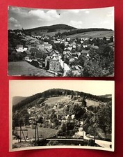 2 x Foto AK MEUSELBACH in Thüringen 1963 Ortsansicht Schwarzmühle   ( 91160