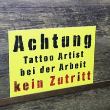 Schild 30cm x 20cm ACHTUNG