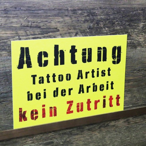 Schild 30cm 20cm achtung - 30cm,