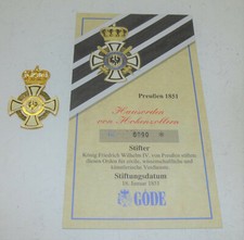 Orden Abzeichen Preußen 1851