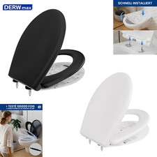 Toilettendeckel mit Absenkautomatik Klodeckel mit Antibakterielle Toilettensitz