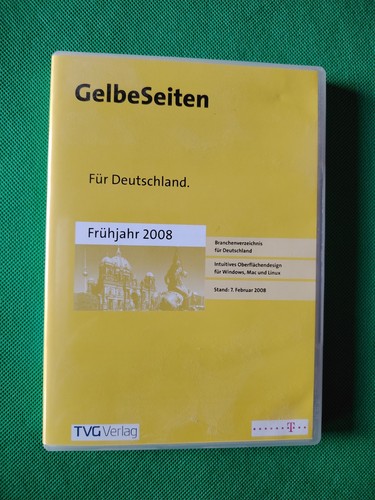Gelbe seiten frühjahr 2008 - cd,