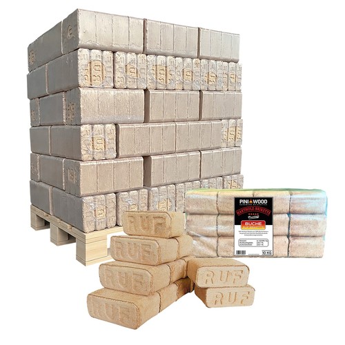 Pini ruf holzbriketts 100 - pini, 100%