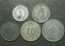 NOTGELD: 5 verschiedene