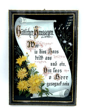 Hinterglasbild Handarbeit