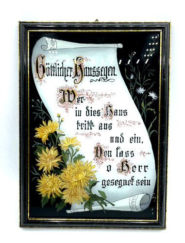 Hinterglasbild handarbeit - hinterglasbild,