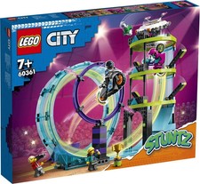 LEGO - City - Stuntz - 60361 - Motorrad - Moped - Bahn - Looping - Neu - OVP *