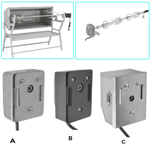 Spanferkelgrillmotor - 4w,