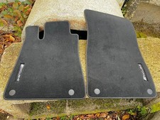 2 Velours-Fußmatten "EXCLUSIVE" für Mercedes SL R230 anthrazit NEU!