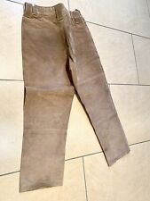 Lodenfrey Jungen Lederhose Gr. 116 braun wenig getragen , Innenfutter, gereinigt