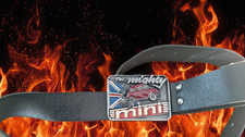 Gürtelschnalle Belt Buckle Mini Cooper Auto english Oldtimer Kult  mit Gürtel